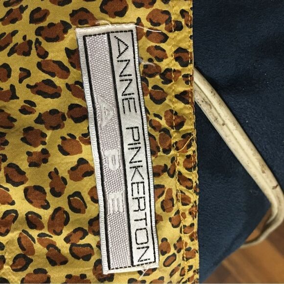 APE VTG 100% Silk Animal Print Vest Size M - Picture 3 of 8